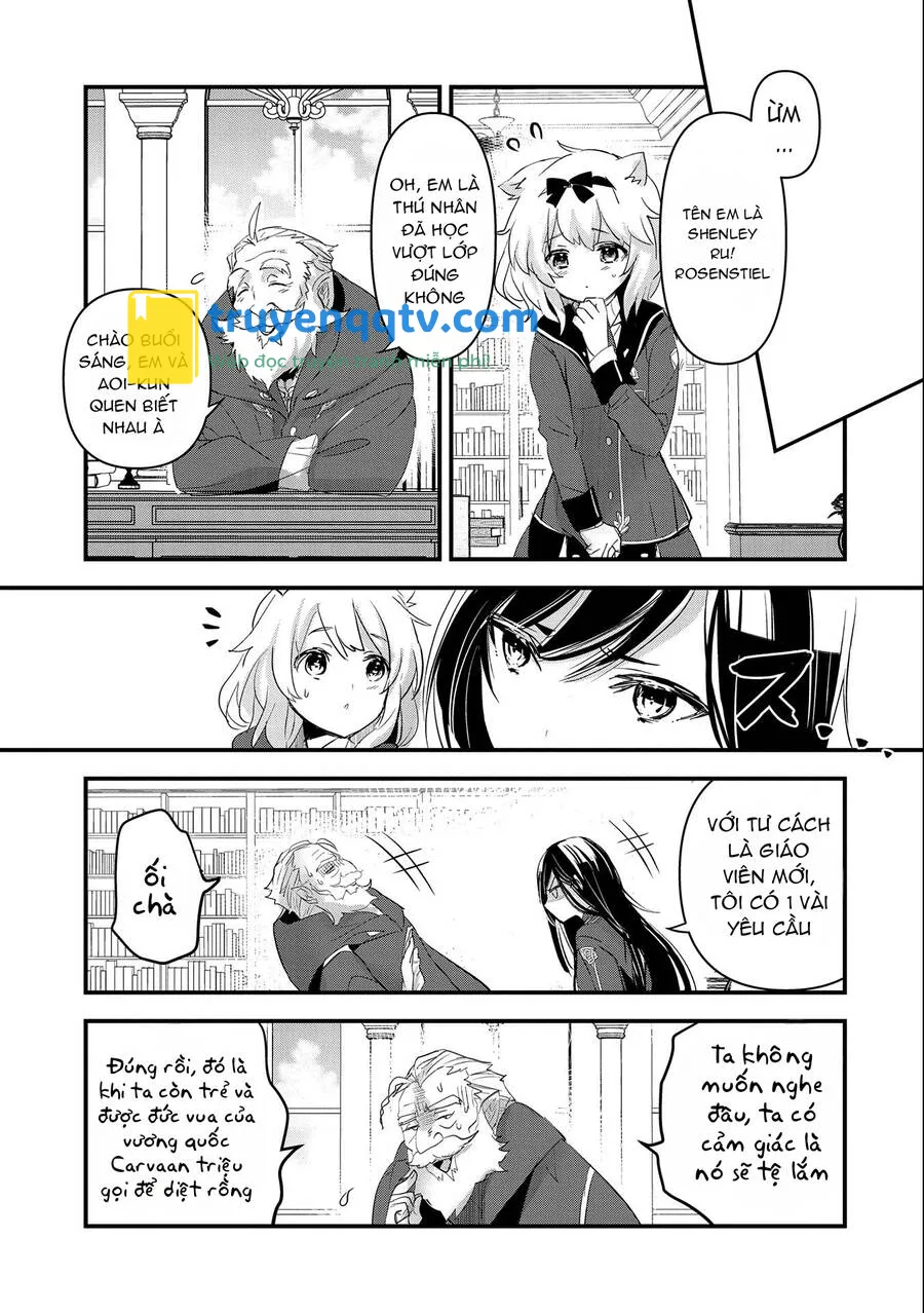 isekai teni shite kyoushi ni natta ga, majo to osorerareteiru ken ~aoi-sensei no gakuen funtou nisshi~ chương 3 - Next Chapter 4