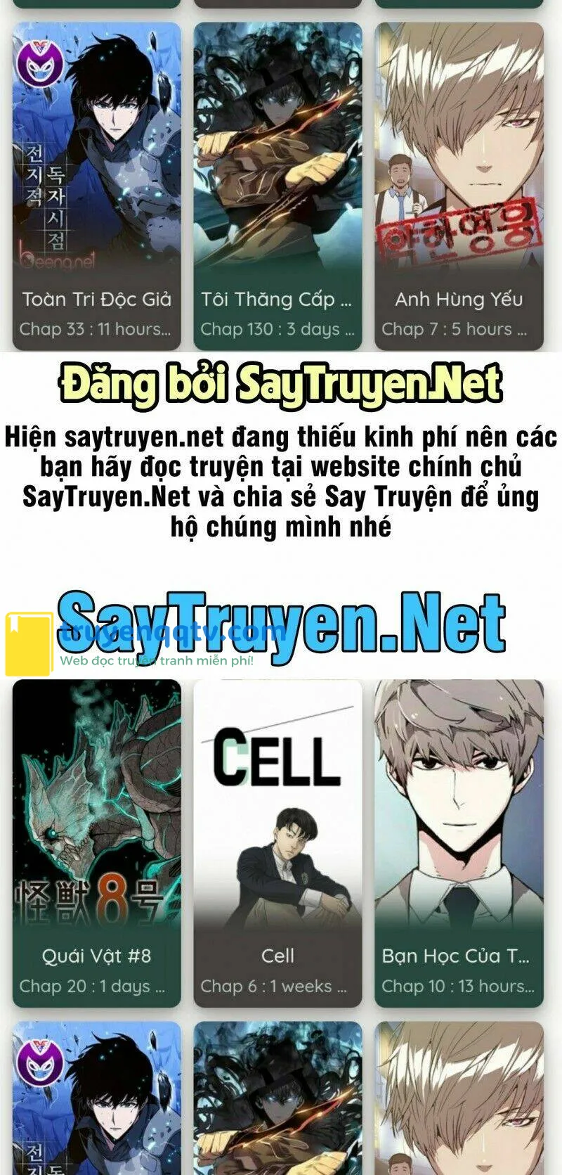 tôi là thợ săn có kĩ năng tự sát cấp sss chapter 7 - Next chapter 8