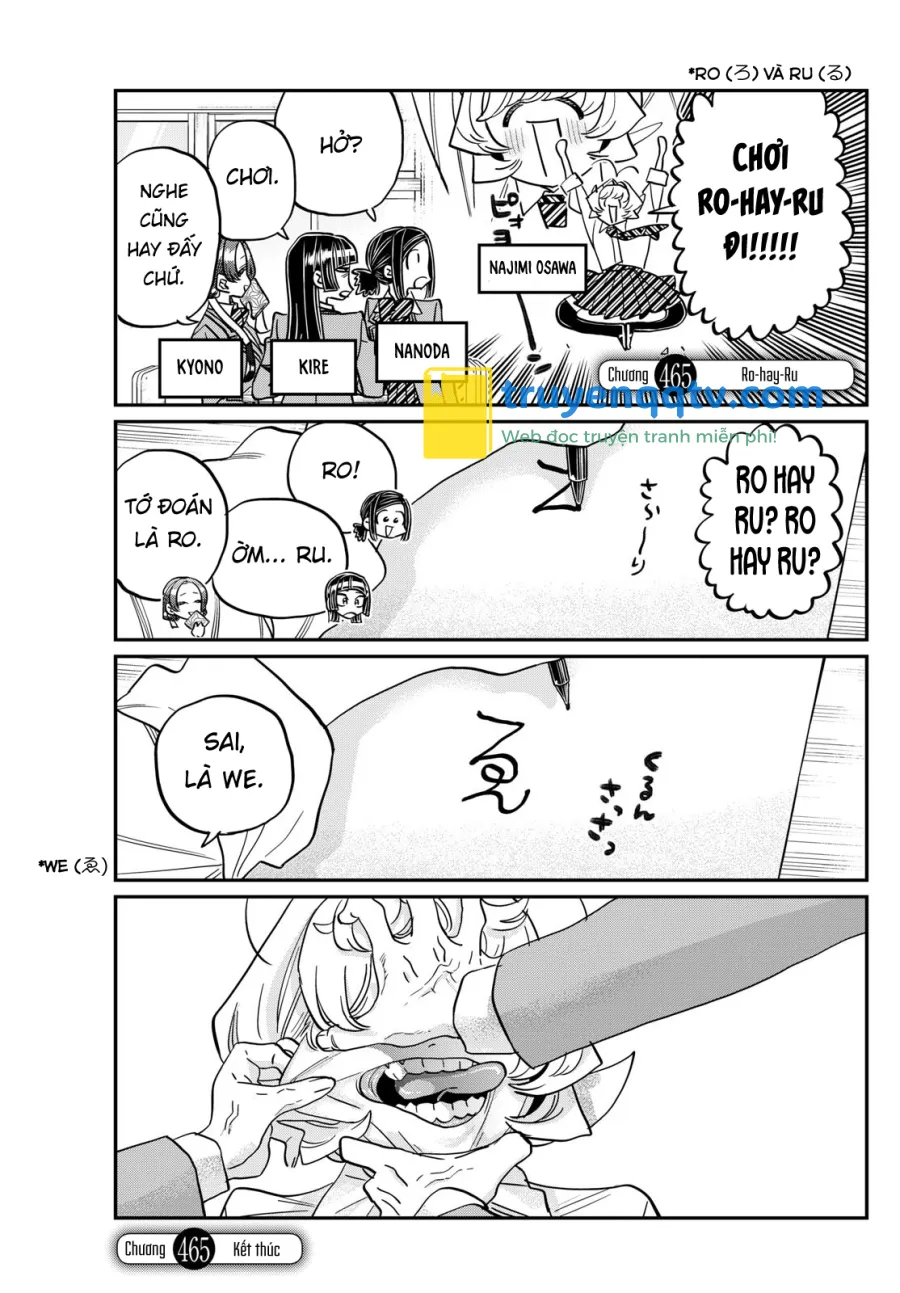 komi-san wa komyushou desu Chapter 465 - Next Chapter 466