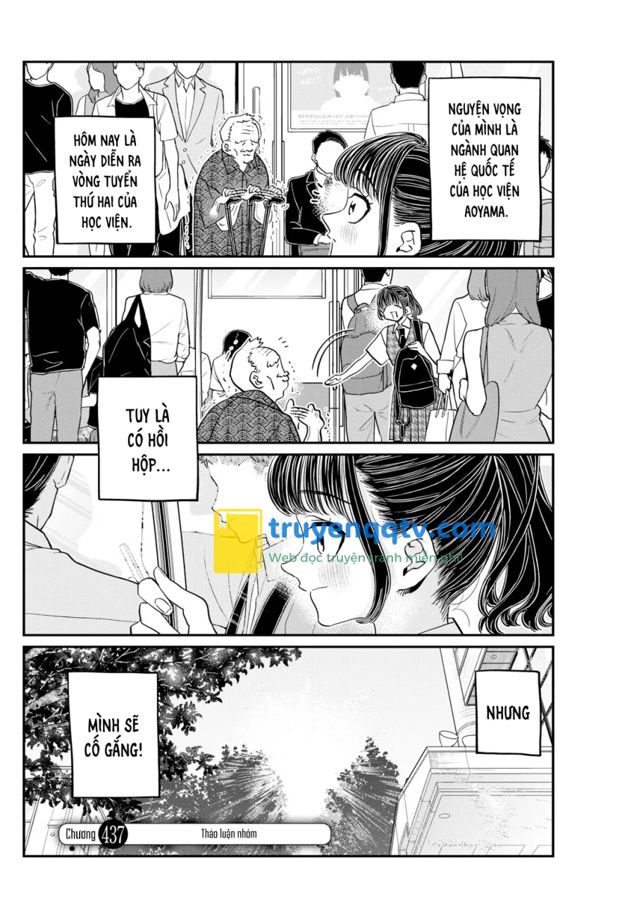 komi-san wa komyushou desu Chapter 437 - Next Chapter 438