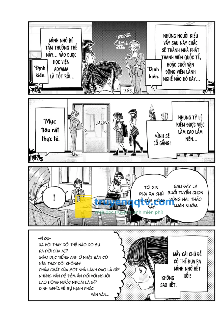 komi-san wa komyushou desu Chapter 437 - Next Chapter 438