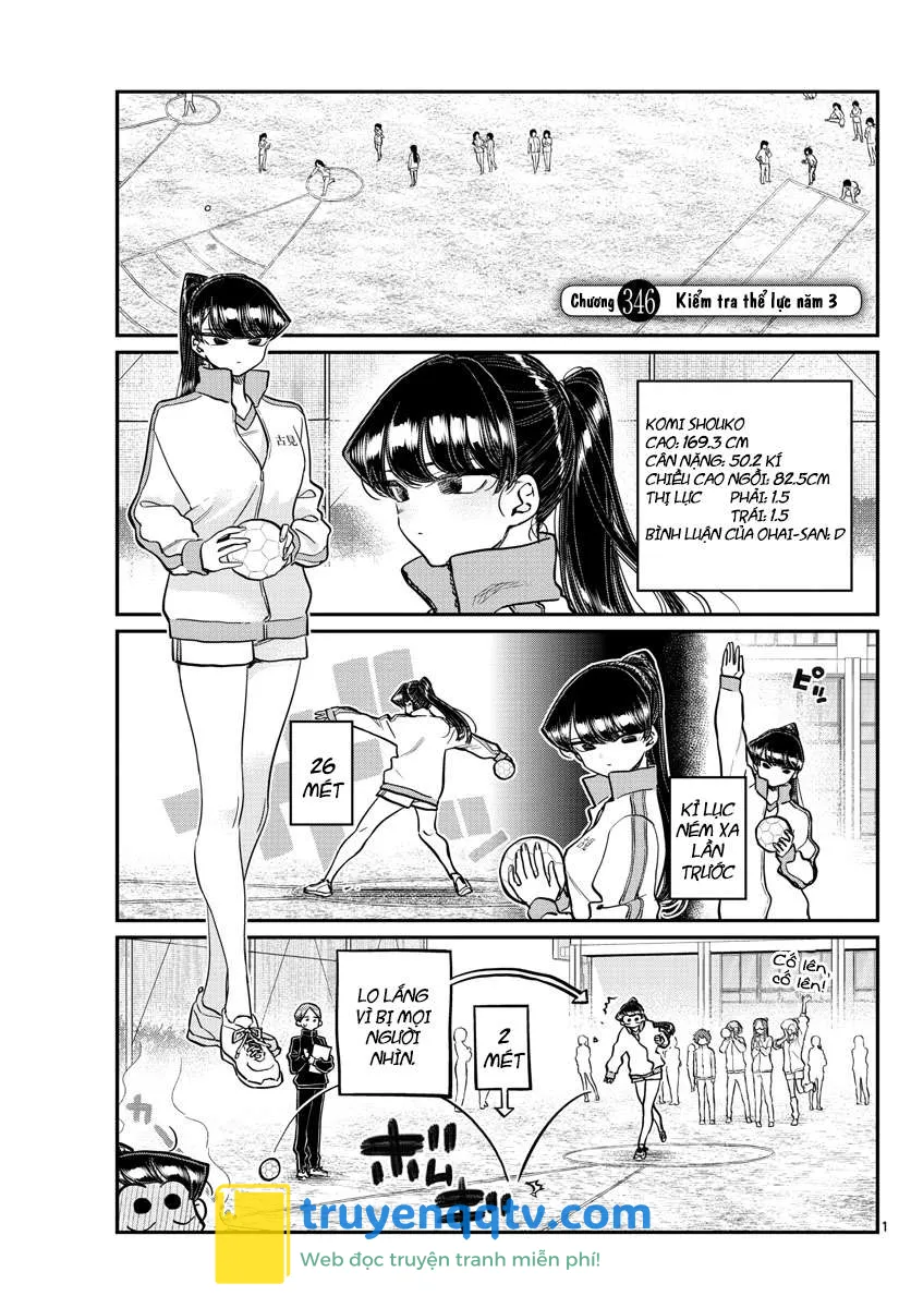 komi-san wa komyushou desu Chapter 346 - Next Chapter 347