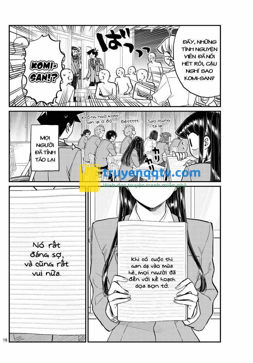 komi không thể giao tiếp chapter 220: Đồng phục mùa đông 2 - Next chapter 221: tập luyện cho lễ hội văn hóa