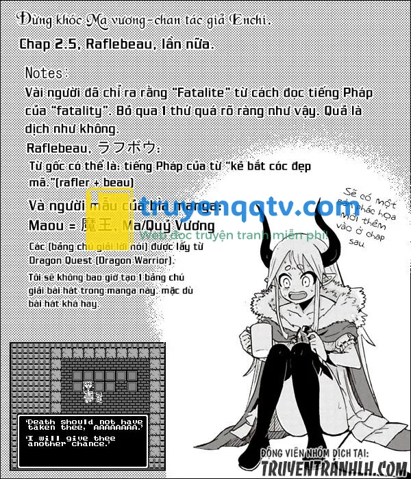 don't cry maou-chan chương 2.5 - Next chương 3