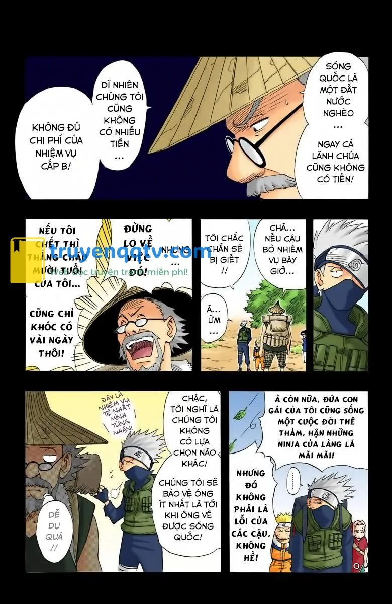 naruto full màu chapter 11: - Đổ bộ - Next chapter 12: - kết thúc rồi