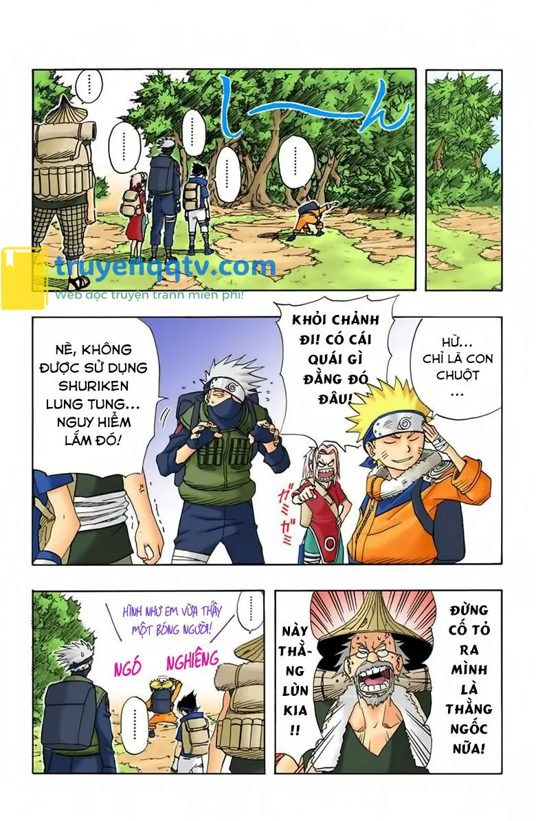 naruto full màu chapter 11: - Đổ bộ - Next chapter 12: - kết thúc rồi