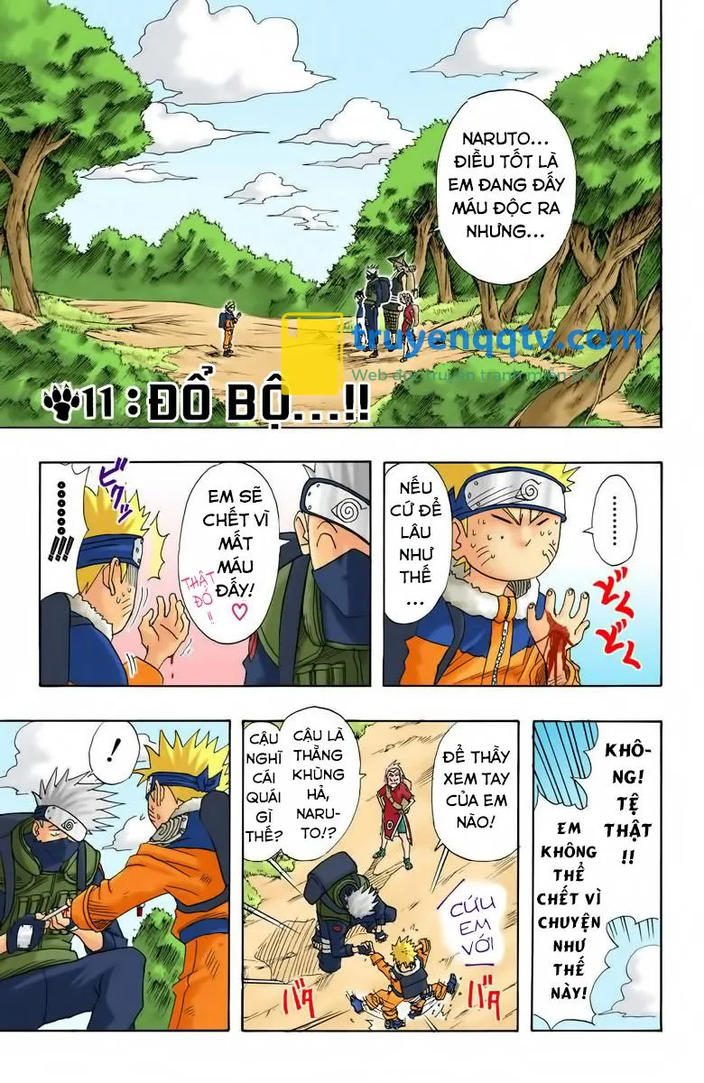 naruto full màu chapter 11: - Đổ bộ - Next chapter 12: - kết thúc rồi