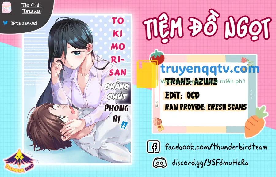 tokimori-san chẳng chút phòng bị!! chapter 43 - Next chapter 44