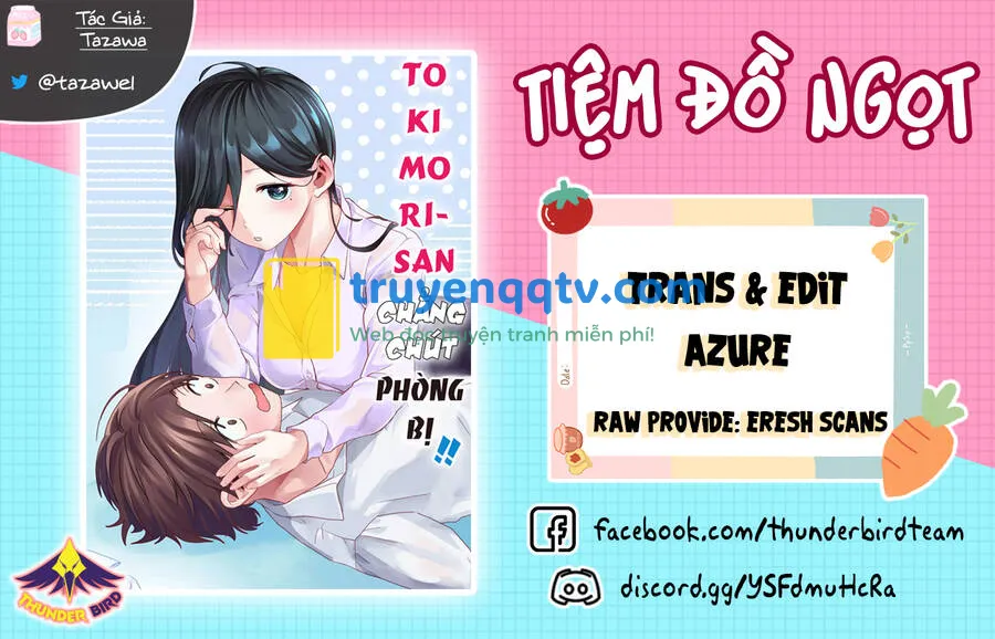 tokimori-san chẳng chút phòng bị!! chương 42 - Next chapter 43