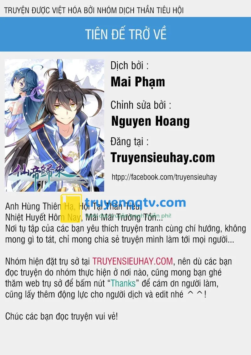 tiên đế trở về Chapter 89 - Next Chapter 90