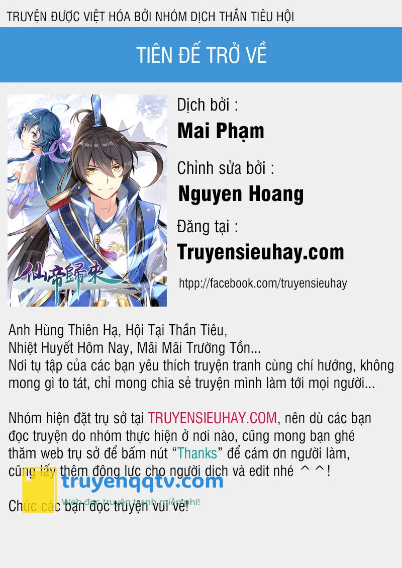 tiên đế trở về chapter 25 - Next chapter 26