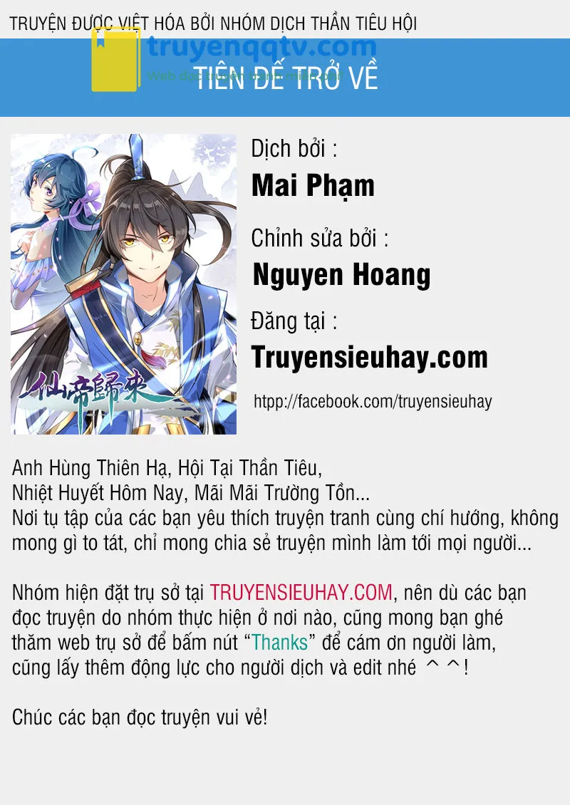 tiên đế trở về chapter 21 - Next chapter 22