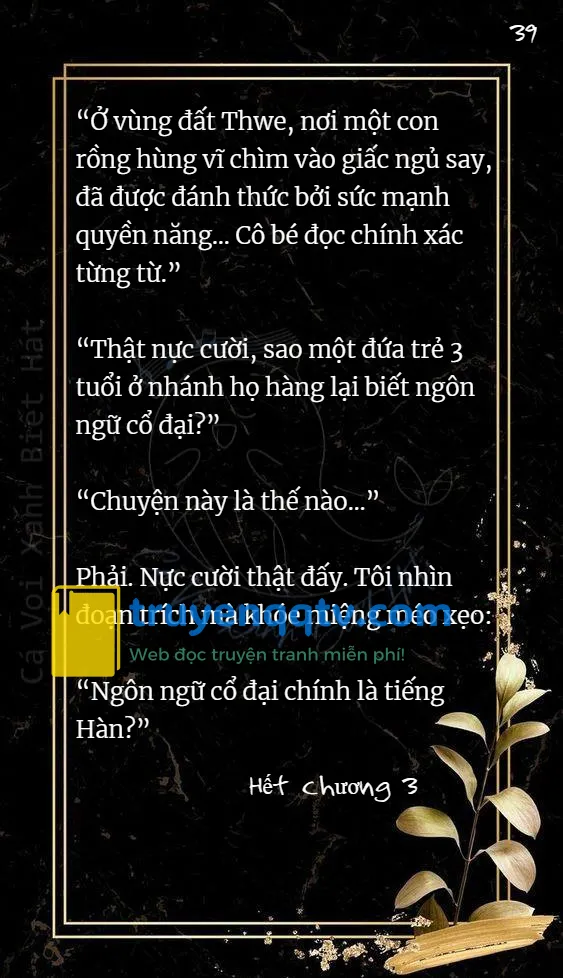 Đứa Trẻ 3 Tuổi Này Là Nhân Vật Phản Diện Chapter 3 - Next 