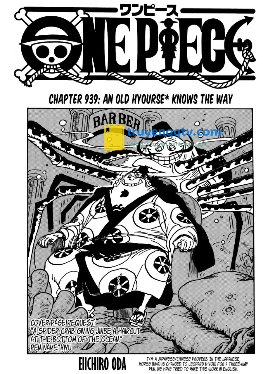 One Piece Chapter 939 - Next Chapter 940