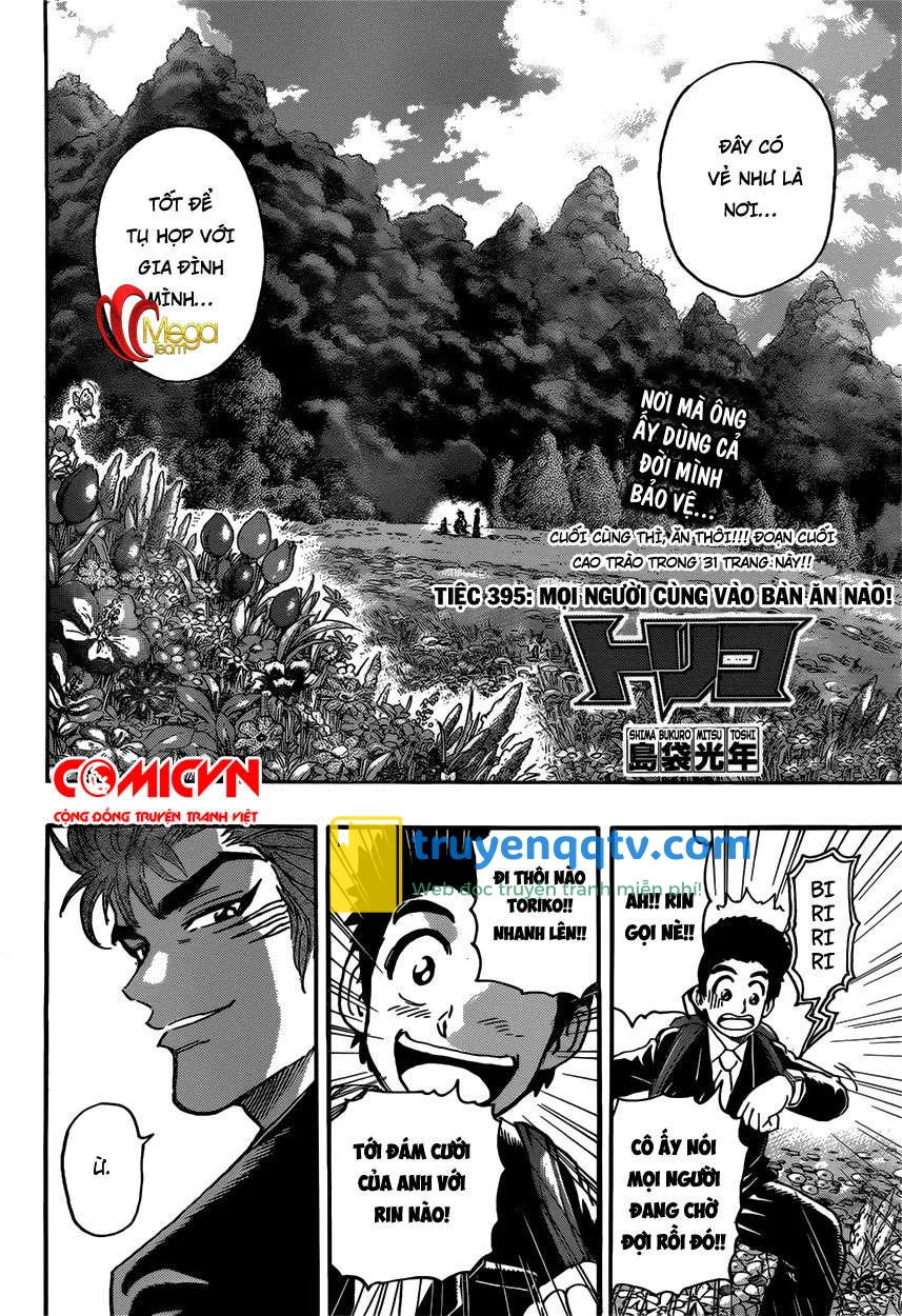 Toriko - Thợ Săn Ẩm Thực Chapter 395 - Next Chapter 396