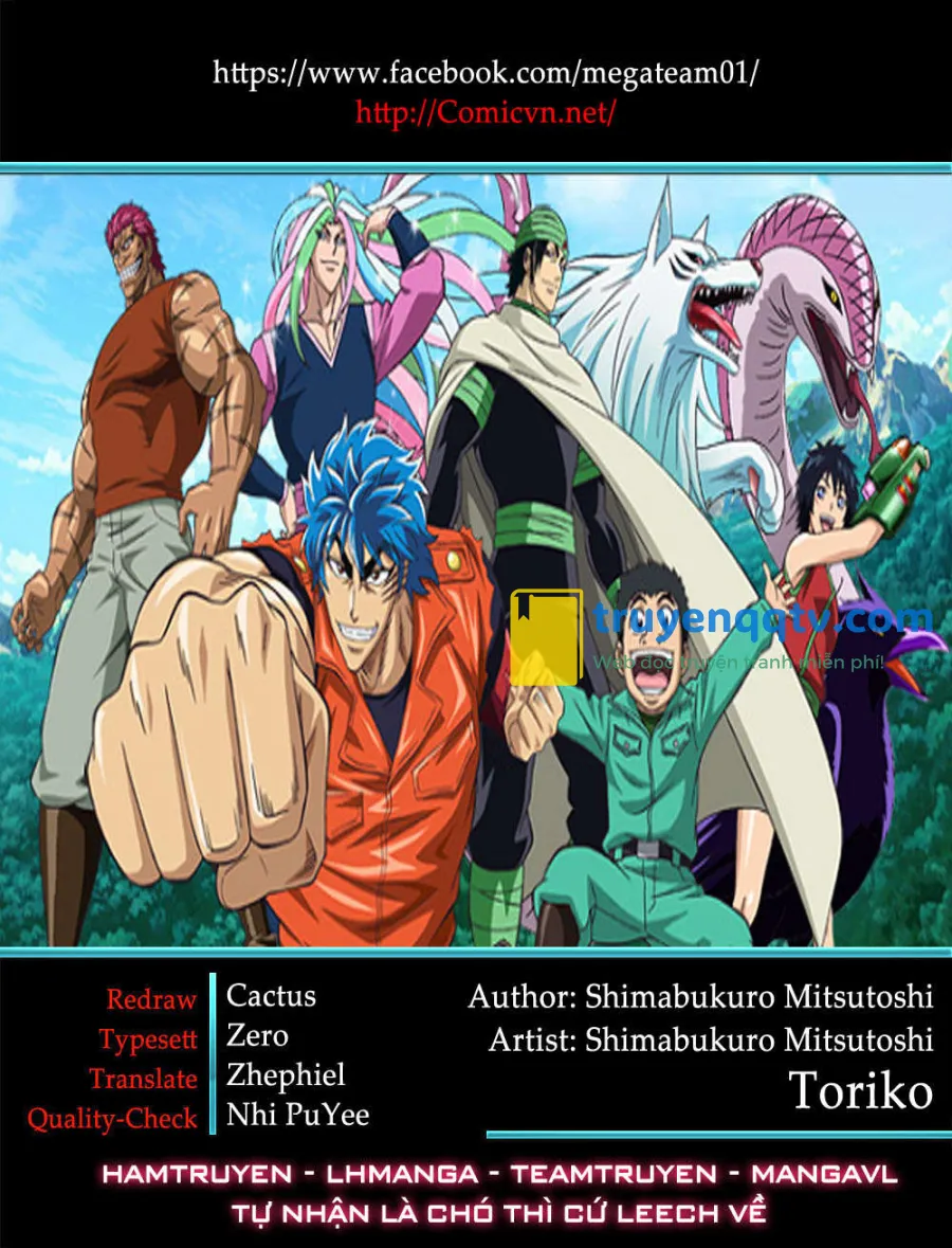 Toriko - Thợ Săn Ẩm Thực Chapter 386 - Next Chapter 387