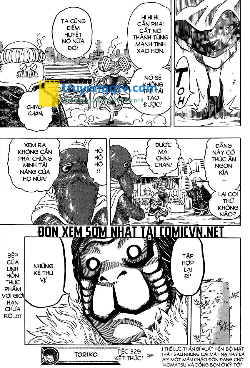 Toriko - Thợ Săn Ẩm Thực Chapter 329 - Next Chapter 330