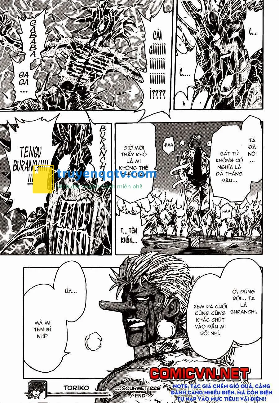 Toriko - Thợ Săn Ẩm Thực Chapter 229 - Next Chapter 230