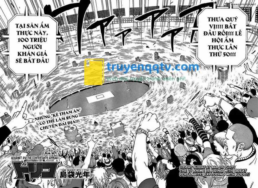 Toriko - Thợ Săn Ẩm Thực Chapter 212 - Next Chapter 213