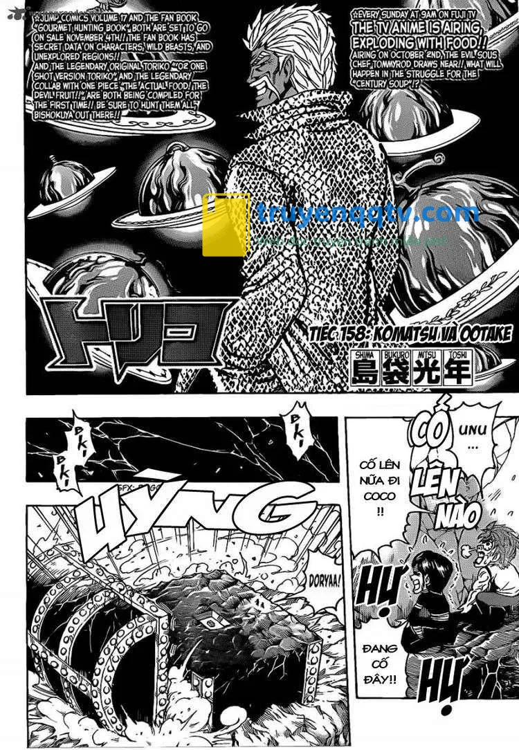 Toriko - Thợ Săn Ẩm Thực Chapter 158 - Next Chapter 159