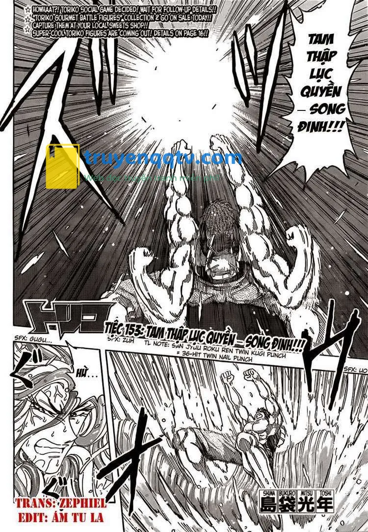 Toriko - Thợ Săn Ẩm Thực Chapter 153 - Next Chapter 154