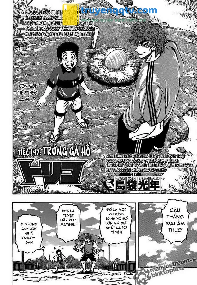 Toriko - Thợ Săn Ẩm Thực Chapter 147 - Next Chapter 148