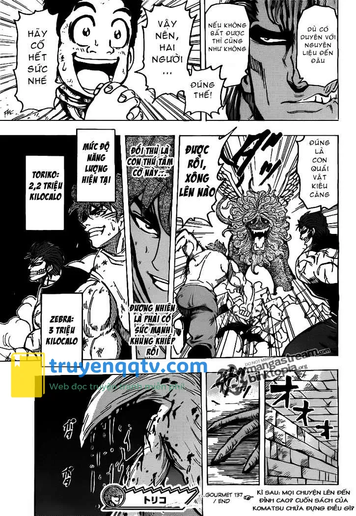 Toriko - Thợ Săn Ẩm Thực Chapter 137 - Next Chapter 138