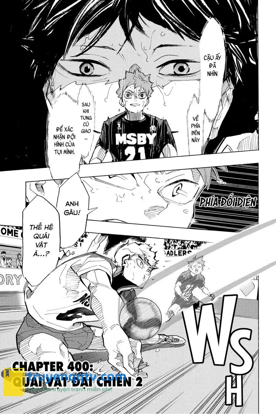 haikyuu Chapter 400 - Next 