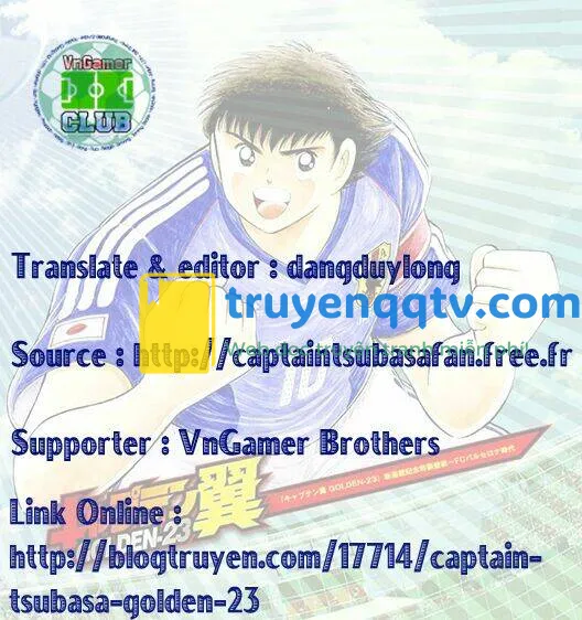 captain tsubasa: golden 23 chương 18 - Next chương 19