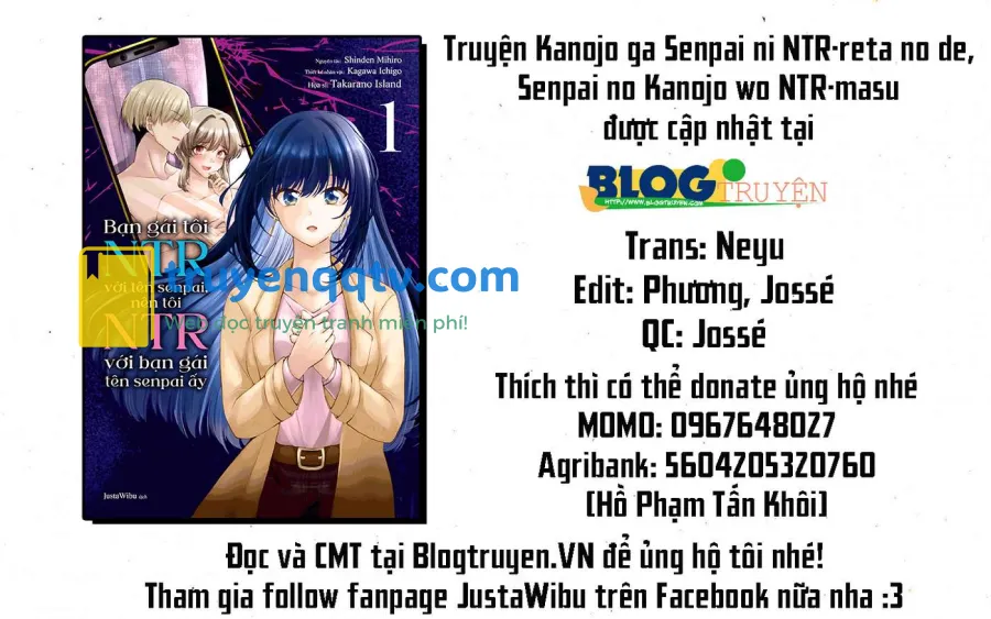 Bạn Gái Tôi Ntr Với Tên Senpai, Nên Tôi Ntr Với Bạn Gái Của Tên Senpai Ấy Chapter 1 - Next 