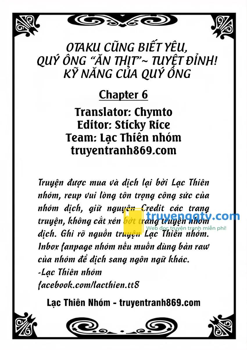 Otaku Cũng Biết Yêu Chapter 6 - Next Chapter 7