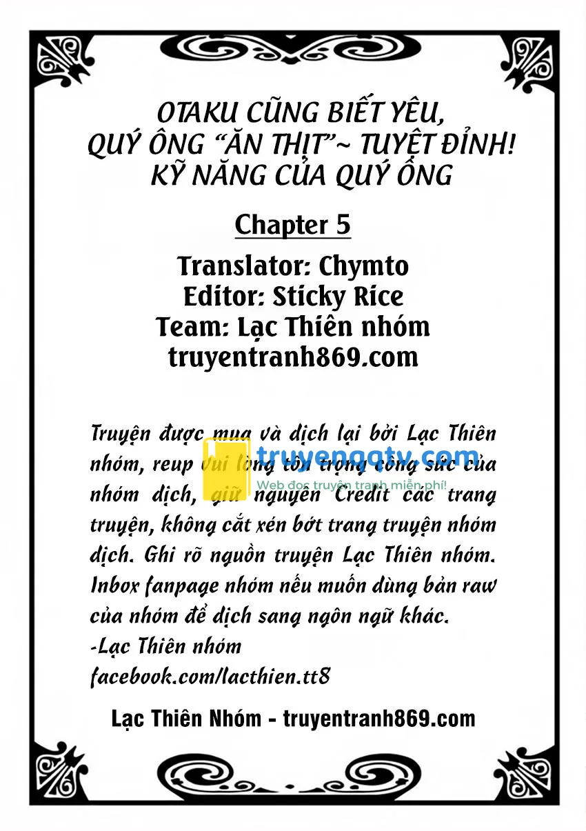 Otaku Cũng Biết Yêu Chapter 5 - Next Chapter 6