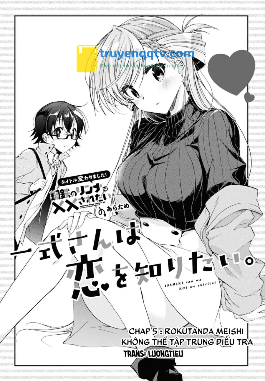 Isshiki-san muốn biết yêu là gì Chapter 5 - Next Chapter 5.5