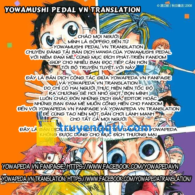 Yowamushi Pedal Chapter 8 - Next Chapter 9