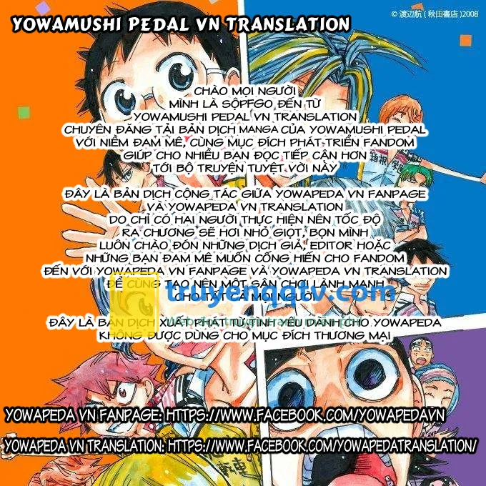 Yowamushi Pedal Chapter 5 - Next Chapter 6