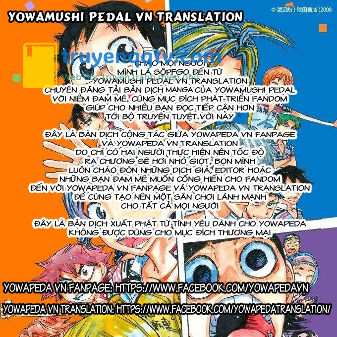 Yowamushi Pedal Chapter 3 - Next Chapter 4