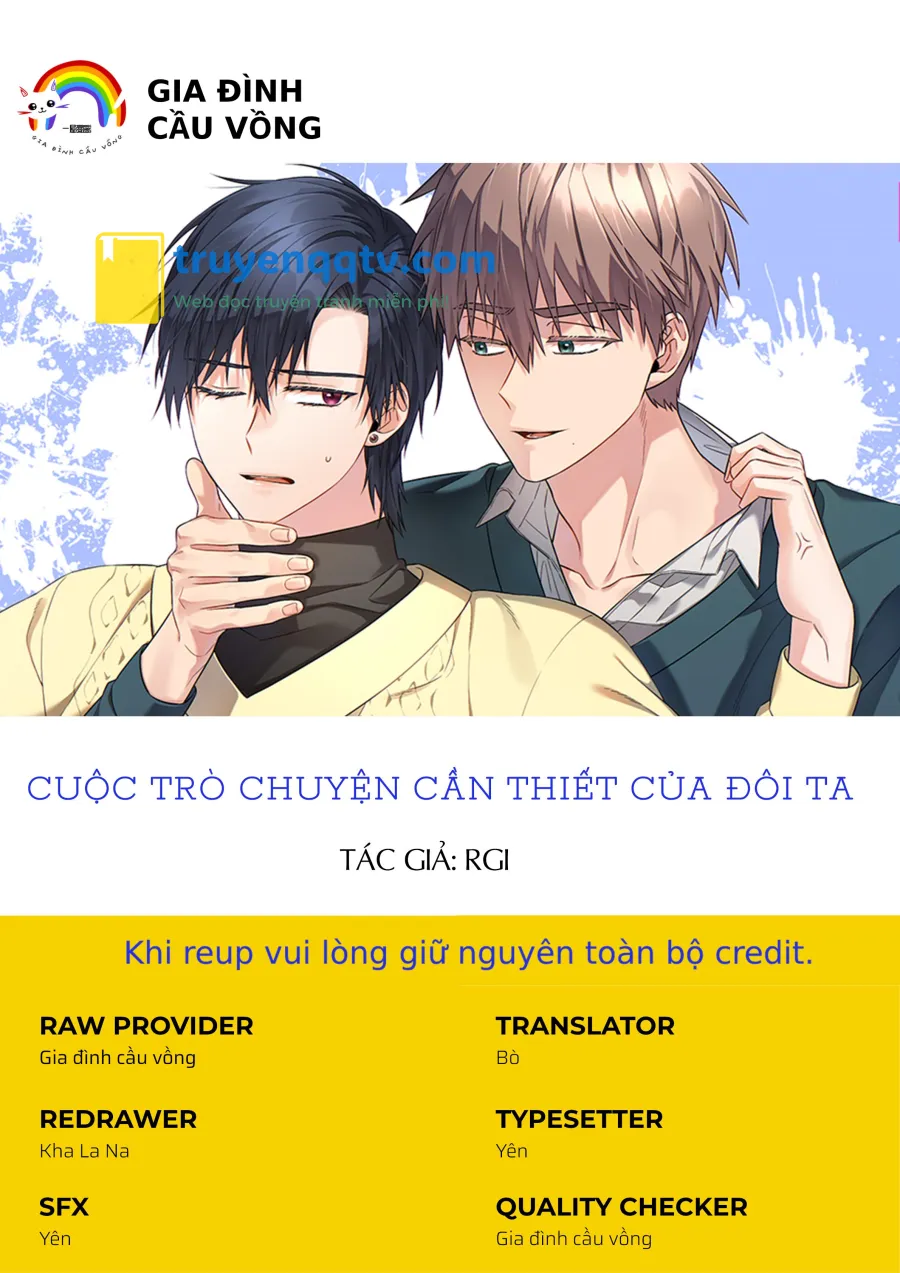 CUỘC TRÒ CHUYỆN CẦN THIẾT CỦA ĐÔI TA Chapter 7 18+ - Next 