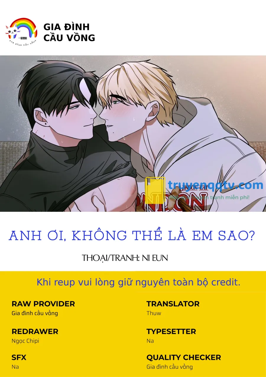 ANH ƠI, KHÔNG THỂ LÀ EM SAO? Chapter 8 - Next Chapter 9