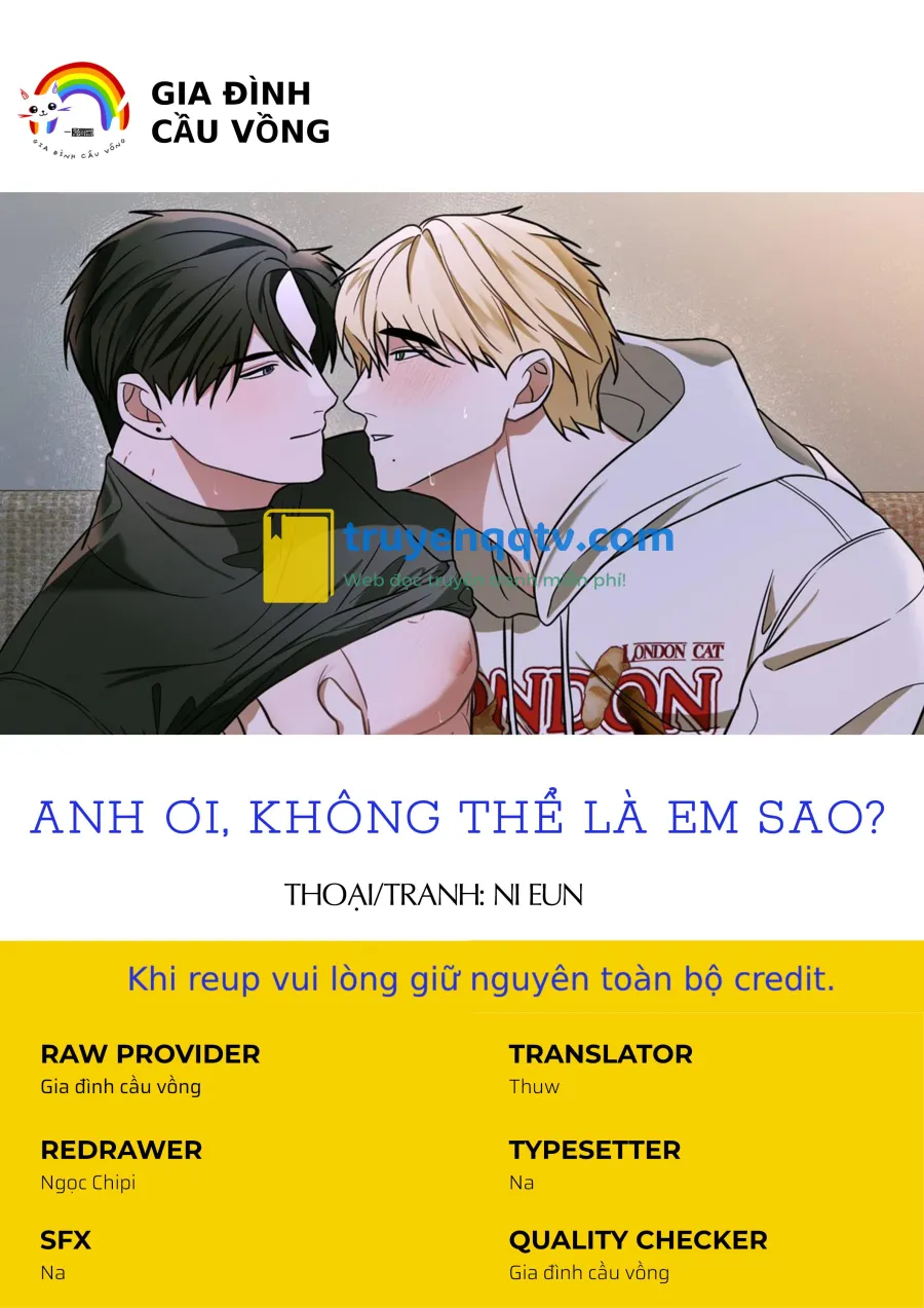 ANH ƠI, KHÔNG THỂ LÀ EM SAO? Chapter 4 - Next Chapter 5