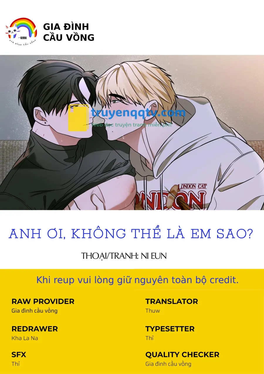 ANH ƠI, KHÔNG THỂ LÀ EM SAO? Chapter 1 - Next Chapter 2 18+