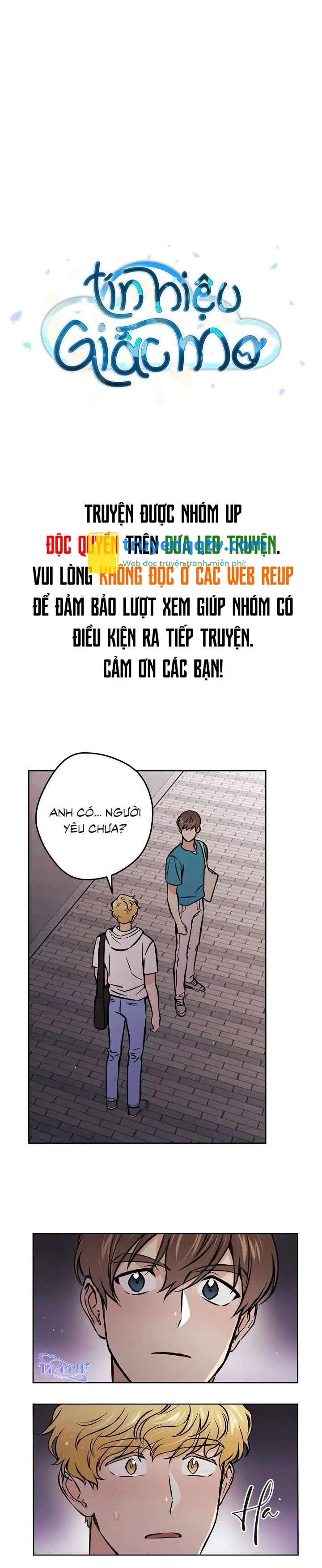 Tín Hiệu Giấc Mơ Chapter 29 - Next Chapter 30