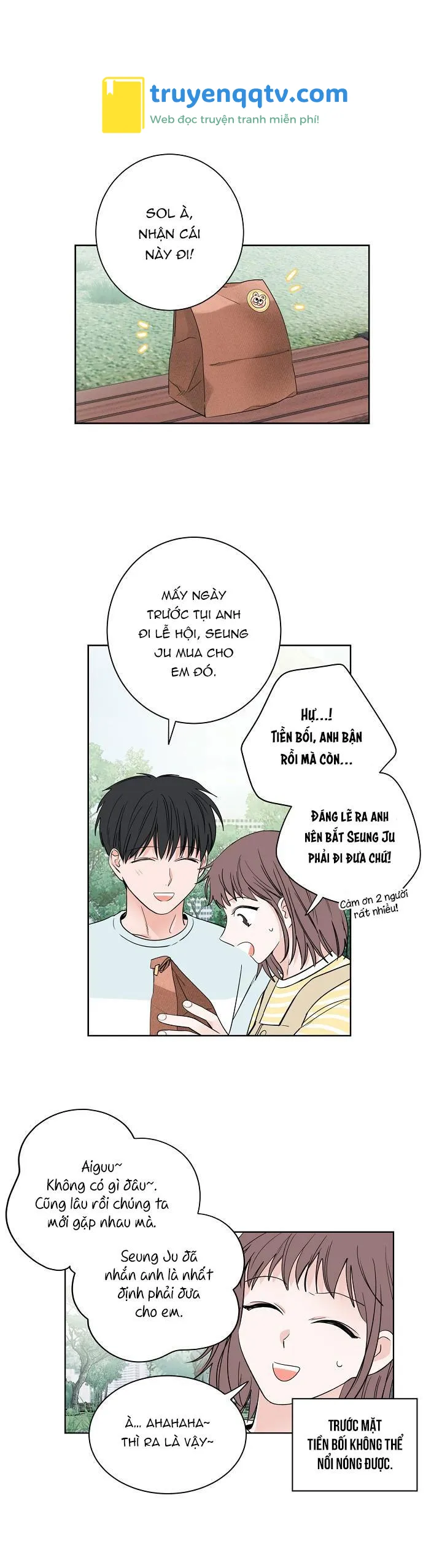 TIỀN BỐI! NÓI CHUYỆN CHÚT ĐI! Chapter 34 - Next Chapter 35