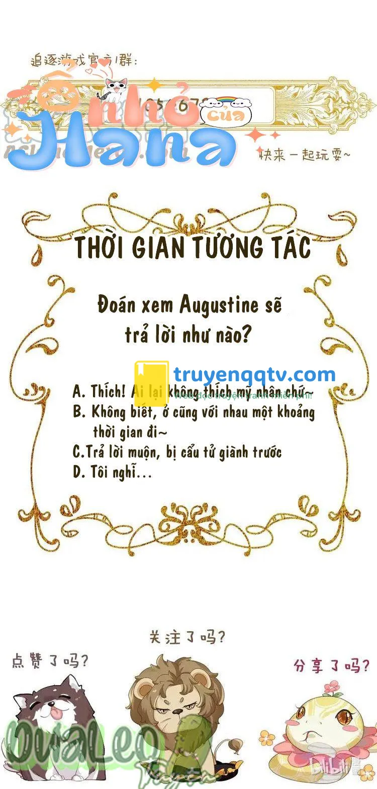 Trò Chơi Nguy Hiểm Chapter 4 - Next Chapter 5