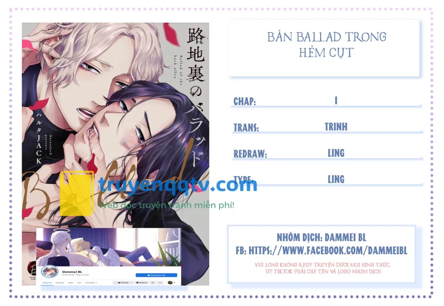 BẢN BALLAD TRONG HẺM CỤT Chapter 1 - Next Chapter 2