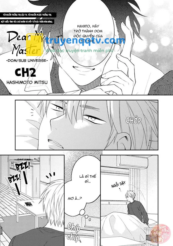 Chủ Nhân Của Tôi Chapter 2 - Next Chapter 3