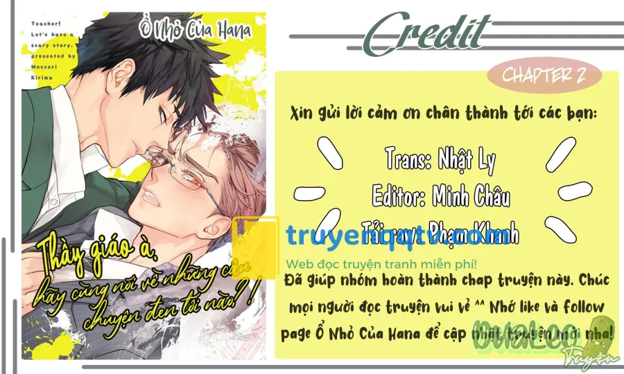 Thầy giáo à, hãy cùng nói về những câu chuyện đen tối nào! Chapter 2 - Next Chapter 3