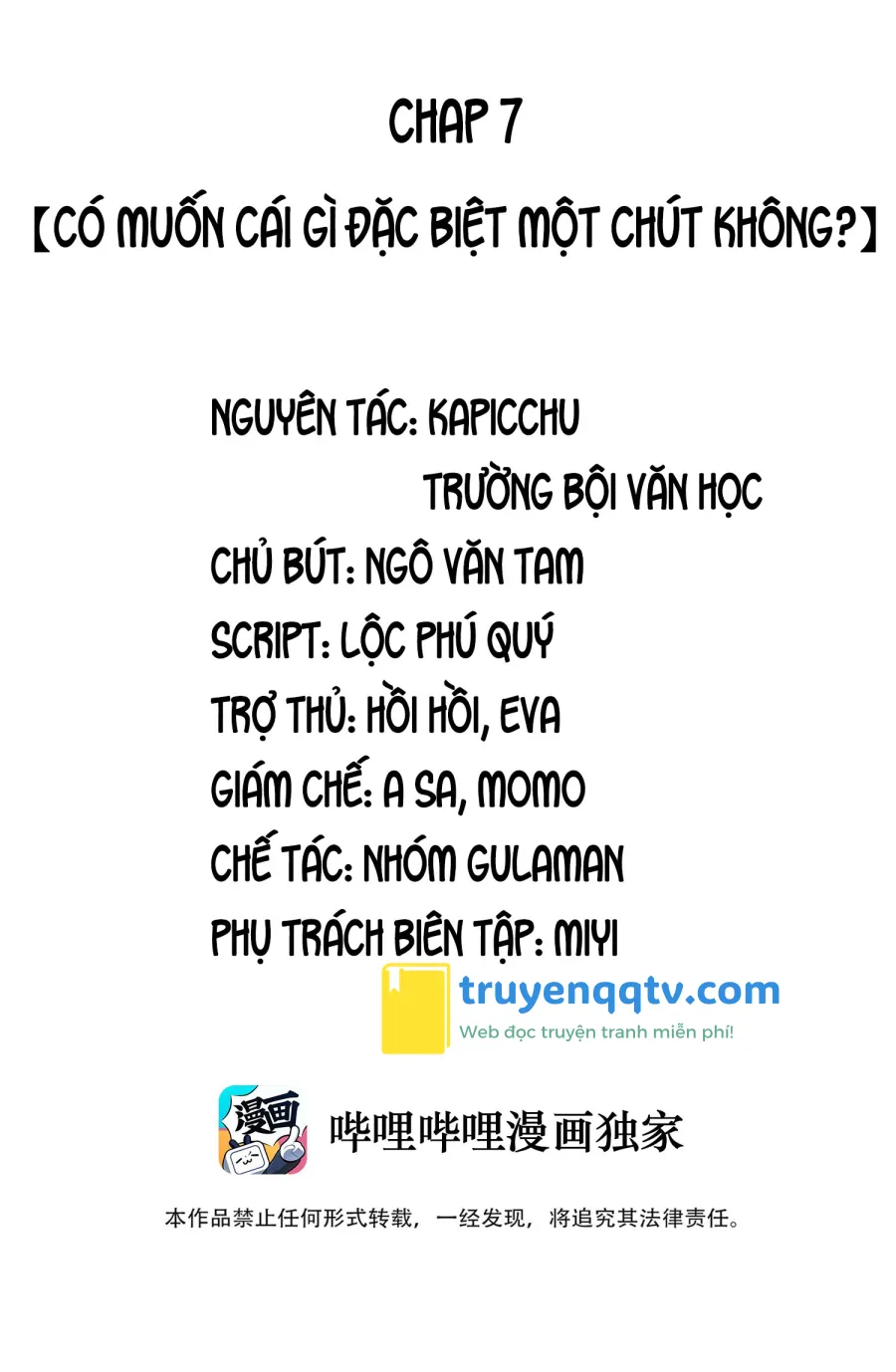 Ngoài Vòng Pháp Luật Chapter 7 - Next Chapter 8