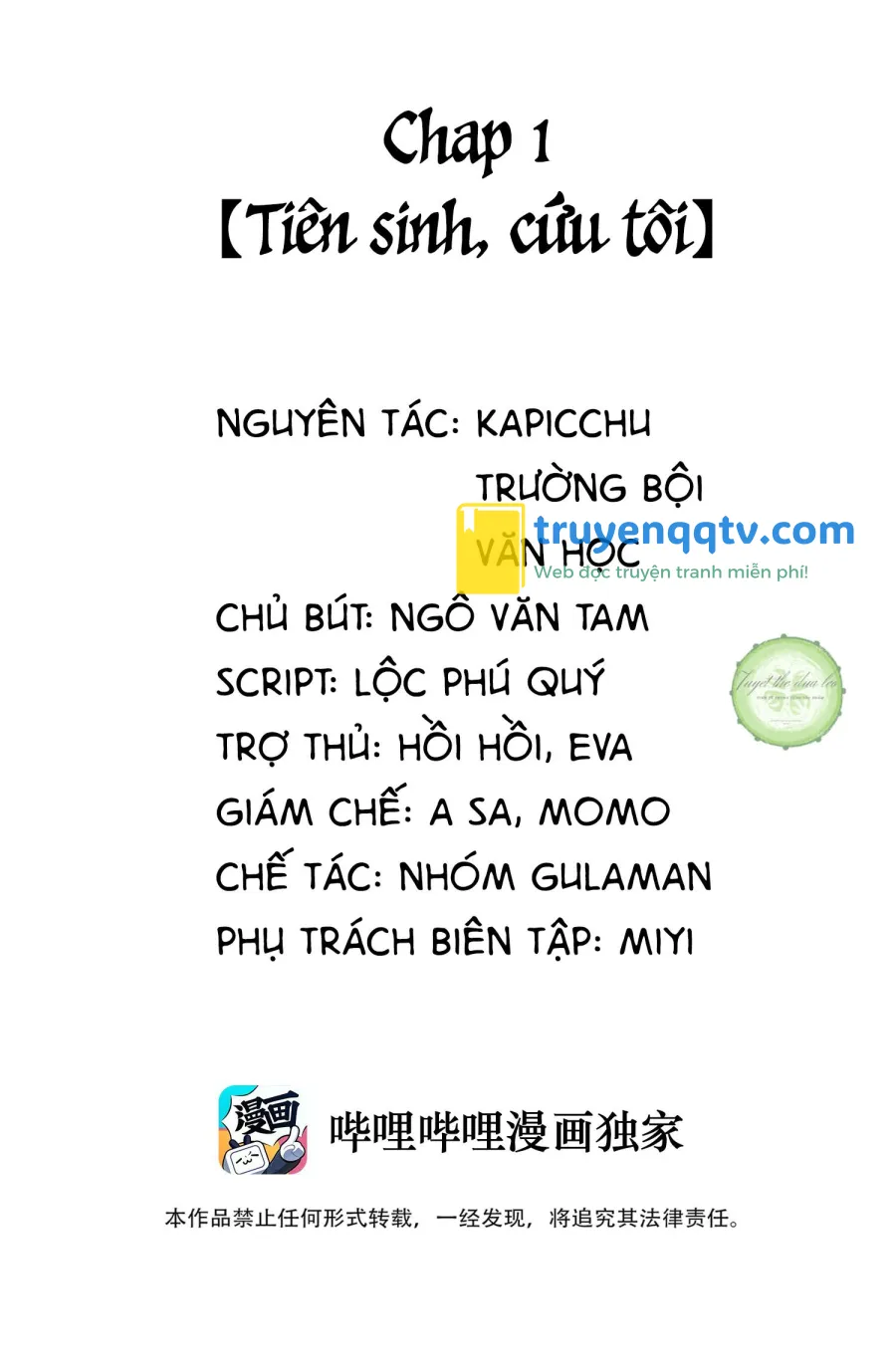 Ngoài Vòng Pháp Luật Chapter 1 - Next Chapter 2