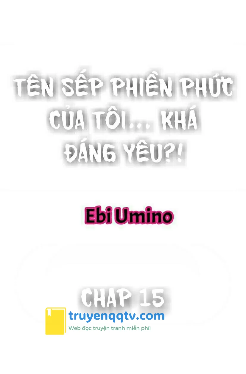 Tên Sếp Phiền Phức Của Tôi Quá Sexy Chapter 15 - Next Chapter 16