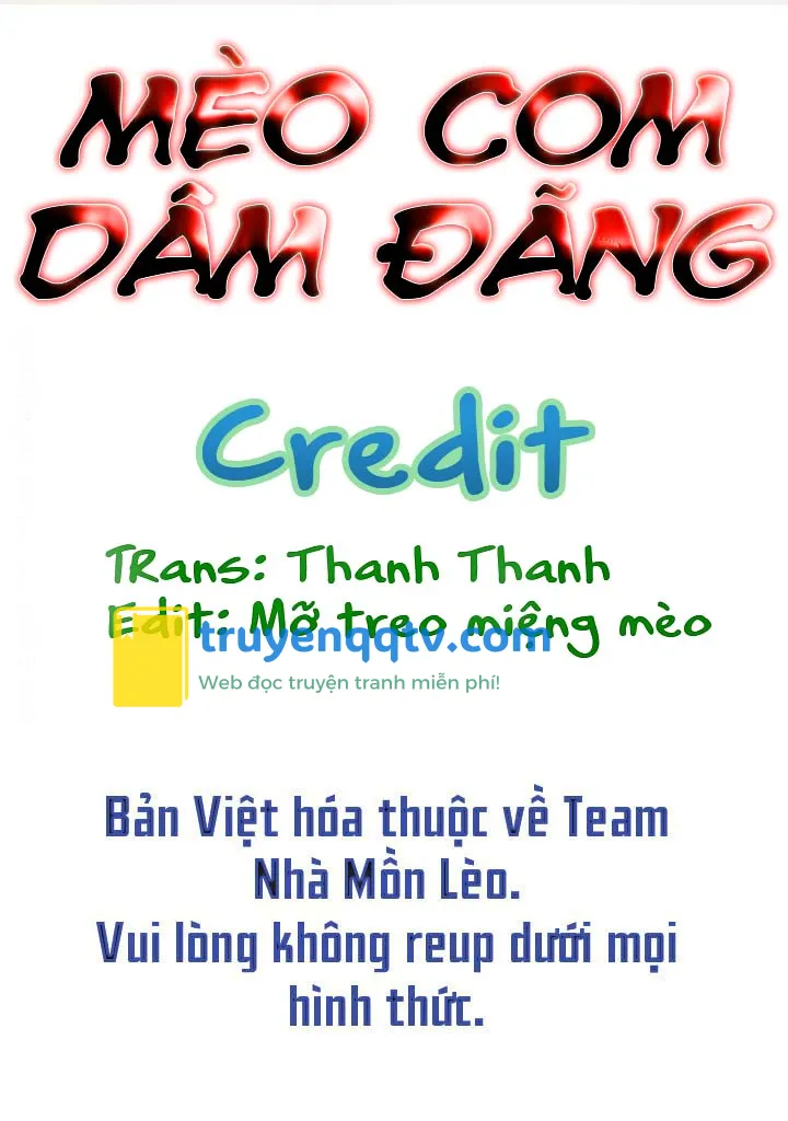 Mèo Con Dâm Đãng Chapter 4 - Next Chapter 5.1